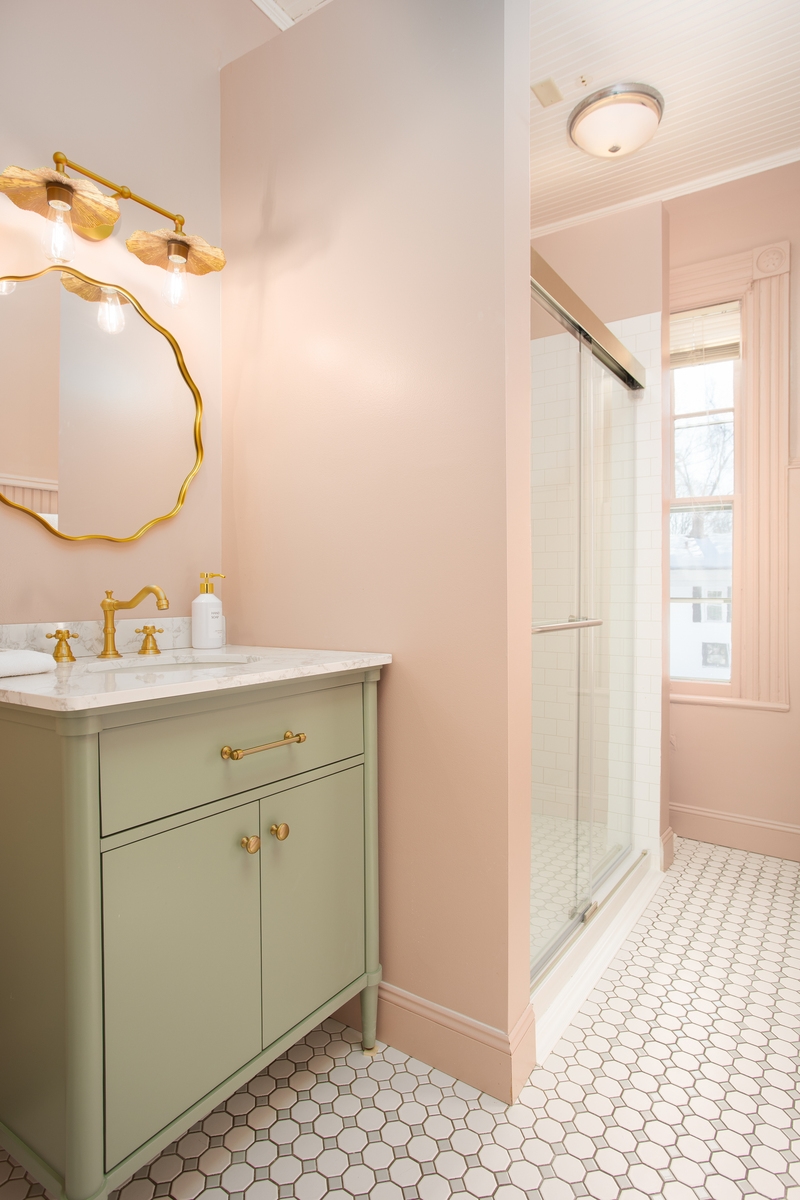 pink bathroom